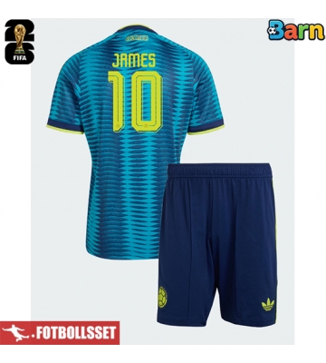 Colombia James Rodriguez #10 Bortatröja Barn VM 2026 Kortärmad (+ Korta byxor)